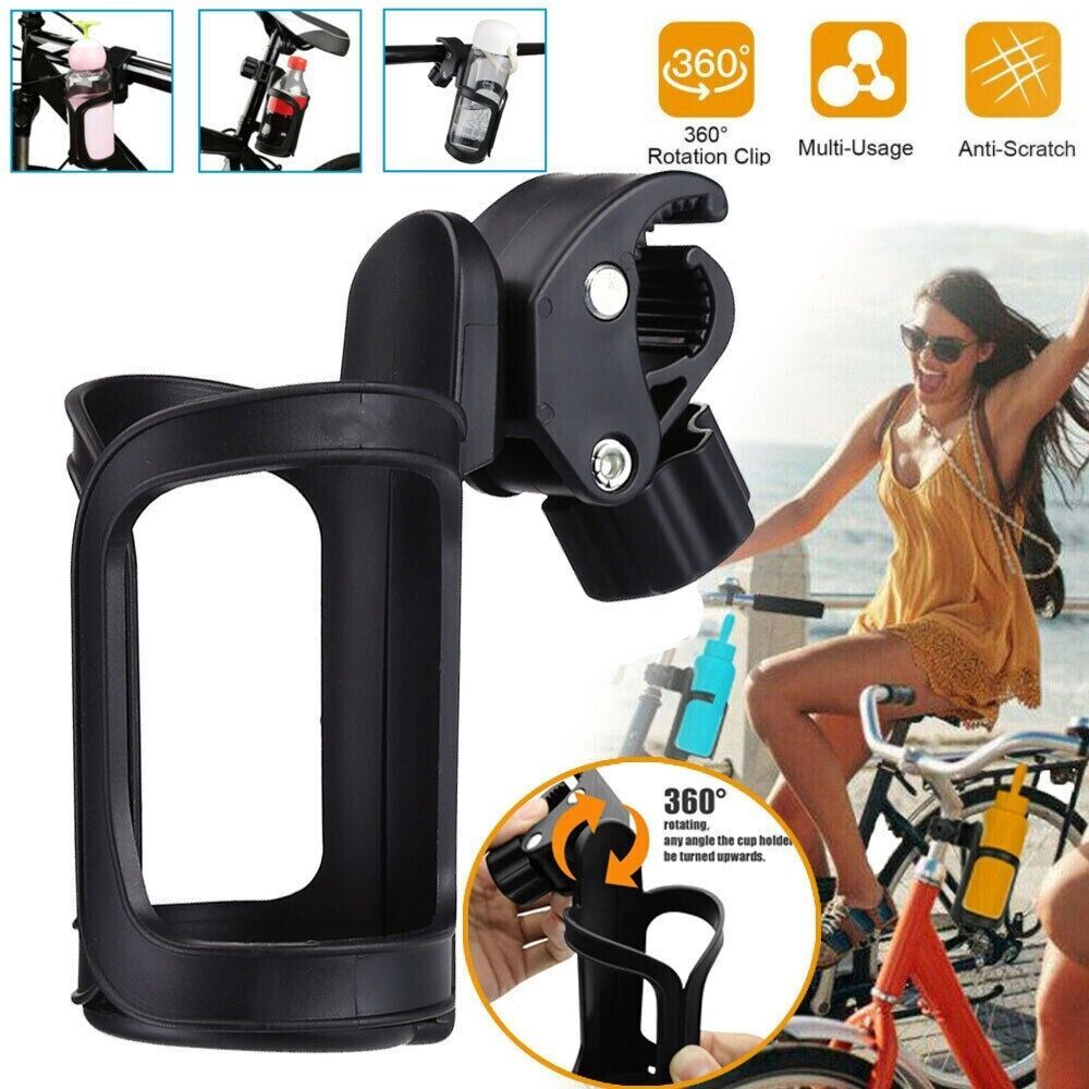 Water Bottle Cage Mount Drink Bicycle Handlebar Bike Cup Holder Cycling Beverage