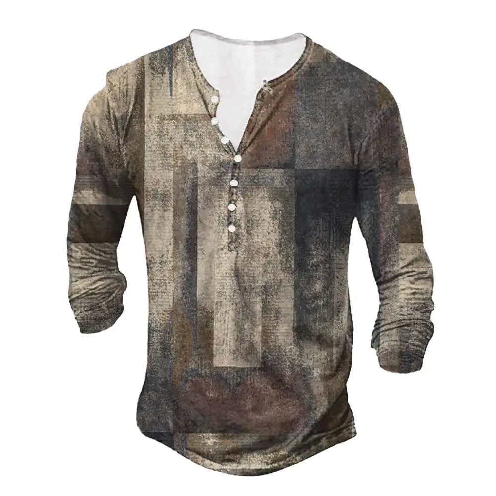 Men's Long Sleeve Digital Printing