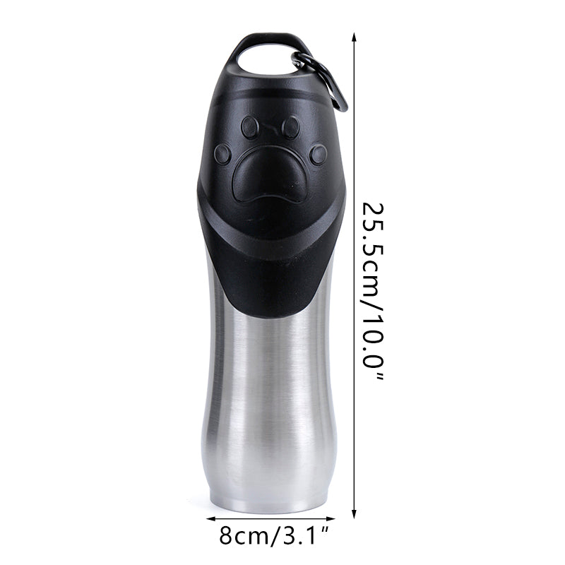 Stainless Steel Pets Drinking Water Bottle